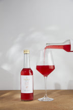 Glow kombucha 330ml — hibiscus, rose and elderflower, small batch craft UK